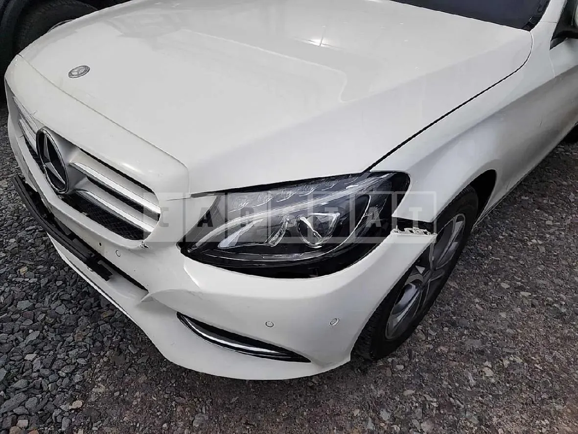 Photo 2 of 15: 2015 Mercedes-Benz C220 BlueTec, VIN WDDWF0EB8FF212109 — Korean insurance auction
