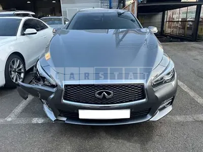 Photo 1 of 15: 2016 Infiniti Q50 2.2d, VIN JNKDV71E5GM550088 — Korean insurance auction
