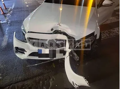 Photo 1 of 11: 2021 Mercedes-Benz C200, VIN W1KWF8ABXMR625973 — Korean insurance auction