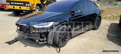 Photo 1 of 25: 2020 Tesla Model X, VIN 5YJXCBE28LF286844 — Korean insurance auction