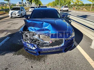 Photo 1 of 22: 2015 Jaguar XE, VIN SAJAB4BG0GA922872 — Korean insurance auction