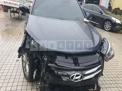 Photo 1 of 28: 2017 Hyundai Santa Fe, VIN KMHSW81UBHU732859 — Korean insurance auction