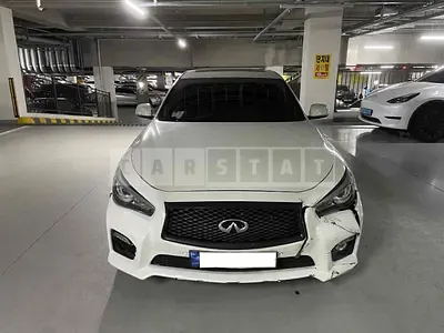 Photo 1 of 13: 2015 Infiniti Q50S Hybrid, VIN JNKAV71E3FM540175 — Korean insurance auction