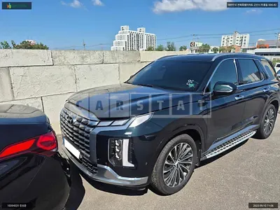 Photo 1 of 9: 2022 Hyundai Palisade, VIN KMHR581EBPU571282 — Korean insurance auction
