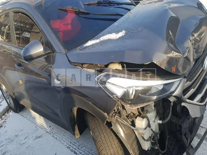 Photo 2 of 29: 2018 Hyundai Tucson, VIN KMHJ281ABJU678687 — Korean insurance auction