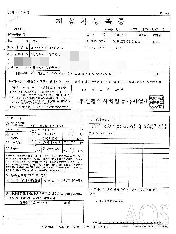 Photo 2 of 53: 2021 Kia Mojave, VIN KNAKN814DMA227422 — Korean insurance auction