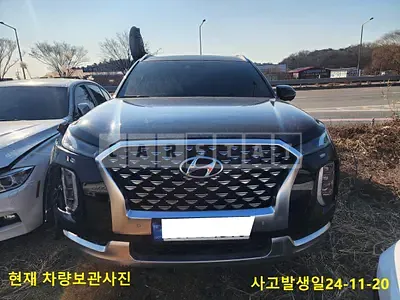 Photo 1 of 44: 2020 Hyundai Palisade, VIN KMHR581EDMU225908 — Korean insurance auction