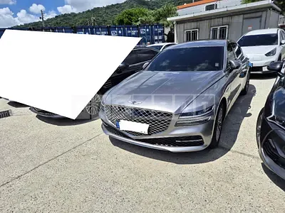 Photo 1 of 18: 2021 Genesis G80, VIN KMTGB41CDNU117549 — Korean insurance auction