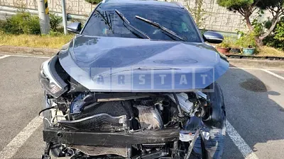 Photo 1 of 8: 2016 Hyundai Tucson, VIN KMHJ381ABGU075045 — Korean insurance auction