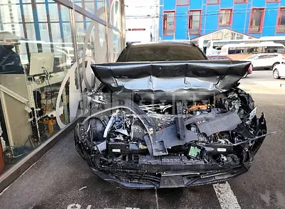 Photo 1 of 27: 2021 Hyundai Tucson, VIN KMHJE811BMU006127 — Korean insurance auction