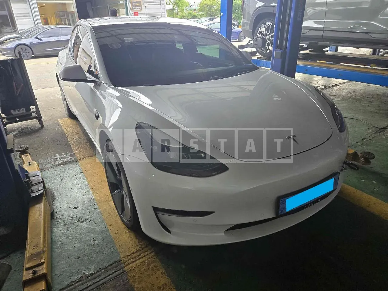 Photo 2 of 13: 2021 Tesla Model 3 Long Range, VIN 5YJ3E1EB9MF891833 — Korean insurance auction