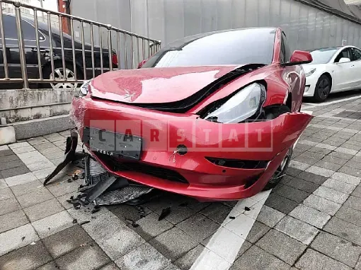 Photo 2 of 49: 2022 Tesla Model 3 Long Range, VIN 5YJ3E1EB4NF305847 — Korean insurance auction
