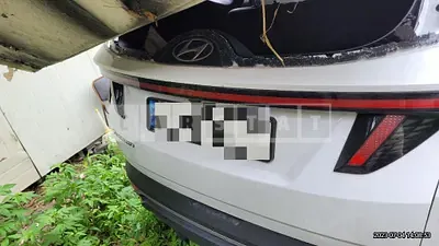 Photo 1 of 11: 2021 Hyundai Tucson Hybrid, VIN KMHJC811BMU029543 — Korean insurance auction