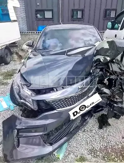 Photo 1 of 8: 2016 Kia K5, VIN KNAGX411BGA020599 — Korean insurance auction