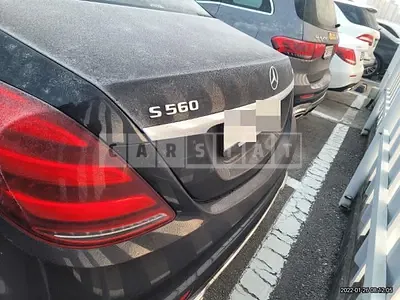 Photo 1 of 28: 2018 Mercedes-Benz S560L 4Matic, VIN KL90A4AFGJZ14X001 — Korean insurance auction