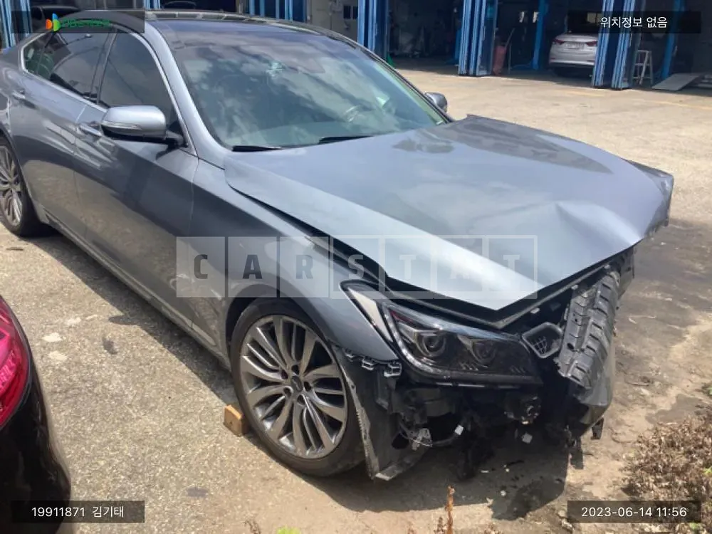 Photo 2 of 18: 2016 Hyundai Genesis /G80, VIN KMHGN41EDHU177228 — Korean insurance auction