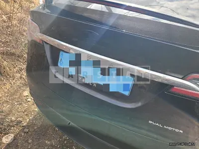 Photo 1 of 21: 2020 Tesla Model X Long Range, VIN 5YJXCDE24LF293480 — Korean insurance auction