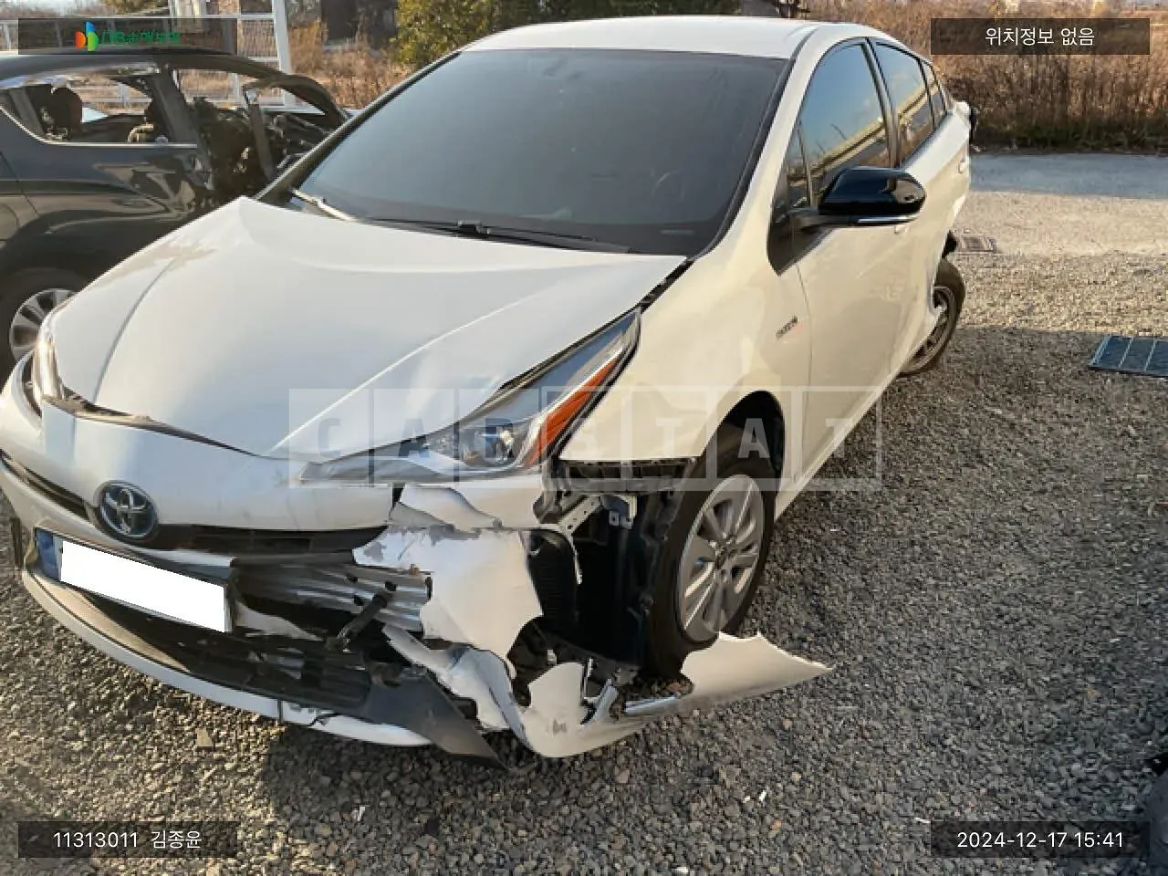 Photo 2 of 16: 2019 Toyota Prius 2WD, VIN JTDKARFU8K3101664 — Korean insurance auction