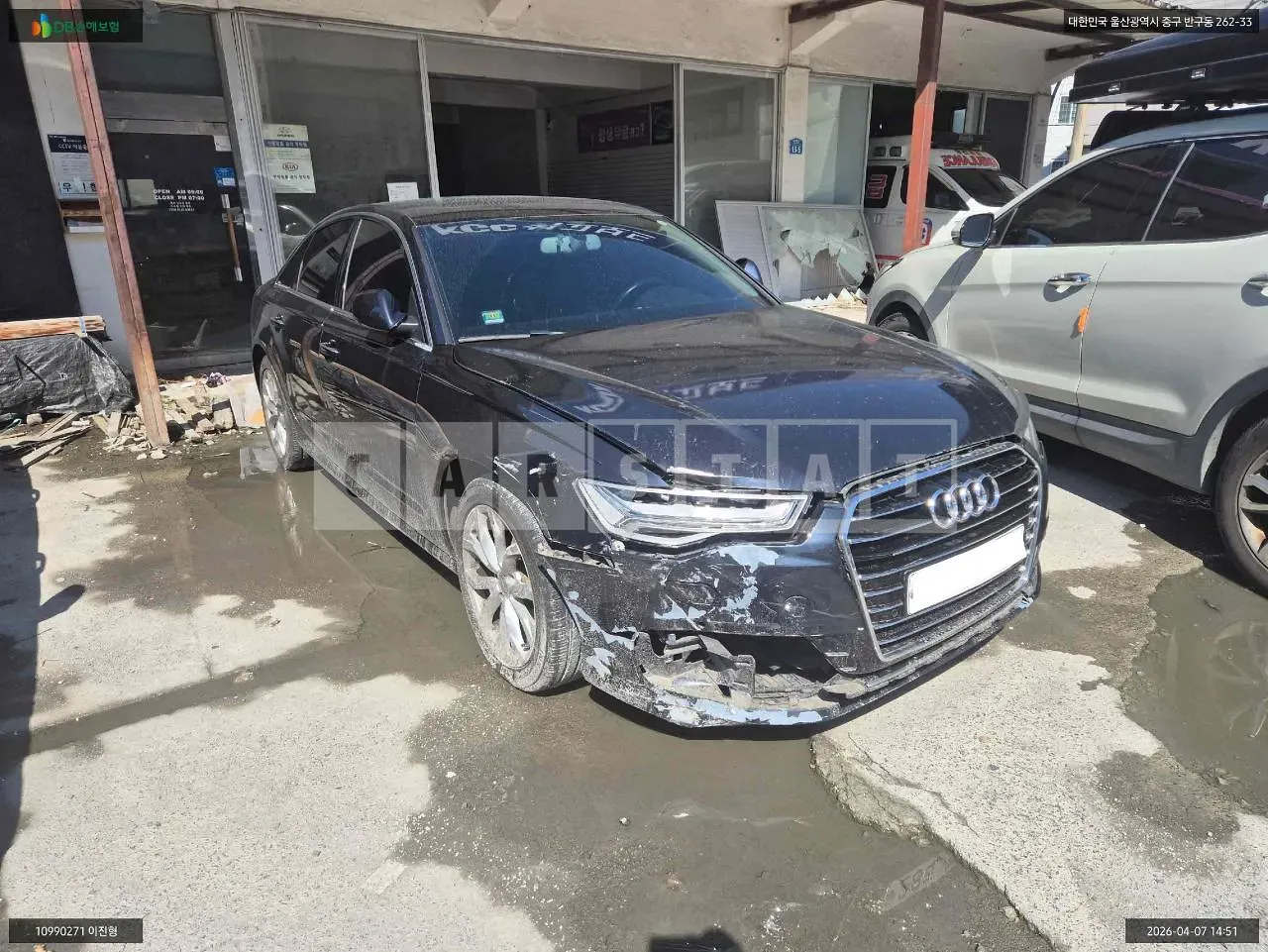 Photo 2 of 9: 2015 Audi A6 35 TDI, VIN WAUZZZ4G3GN020083 — Korean insurance auction