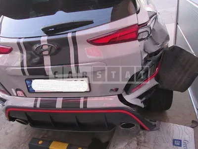 Photo 1 of 26: 2022 Hyundai Kona, VIN KMHKH81CGNU001096 — Korean insurance auction