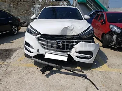 Photo 1 of 9: 2017 Hyundai Tucson, VIN KMHJ281ABJU532635 — Korean insurance auction