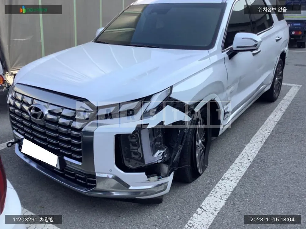 Photo 2 of 13: 2022 Hyundai Palisade, VIN KMHR581ADPU502887 — Korean insurance auction