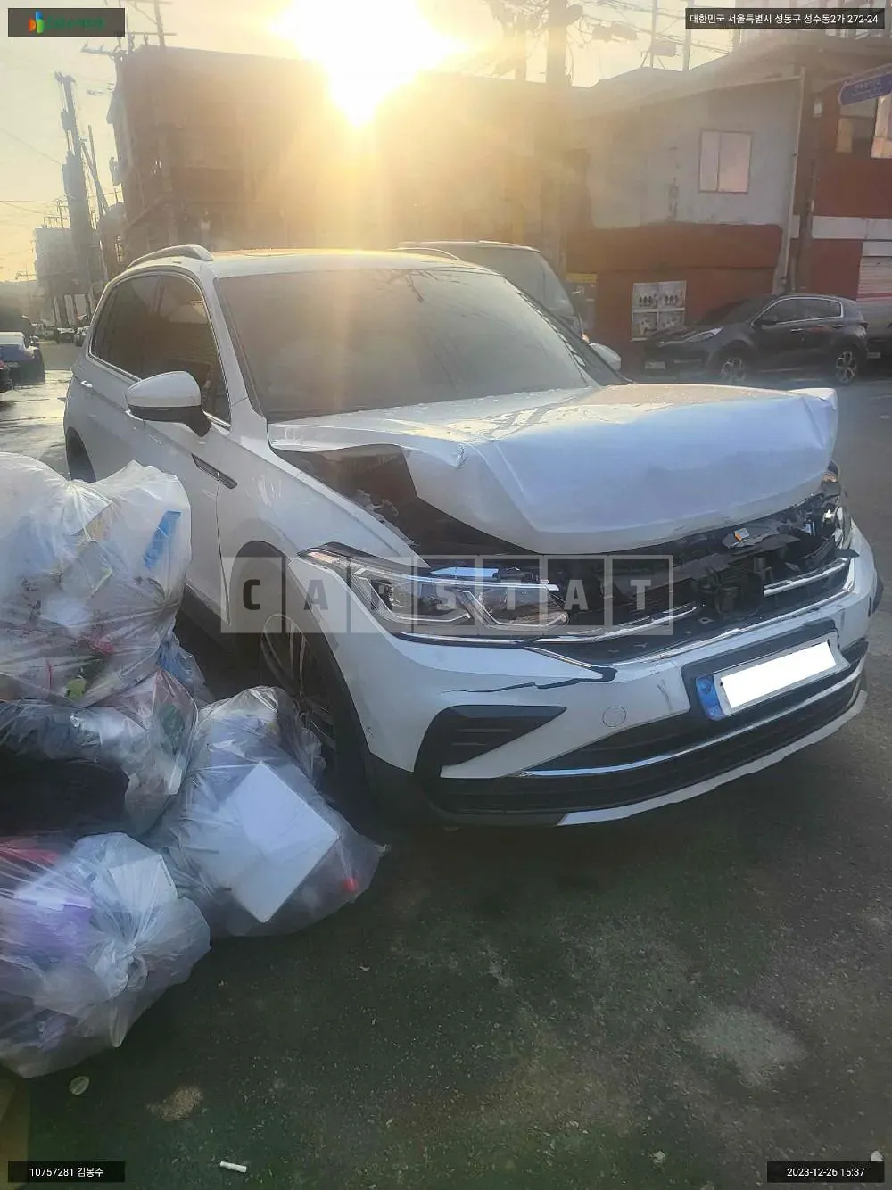 Photo 2 of 13: 2022 Volkswagen Tiguan 2.0 TDI, VIN WVGZZZ5NZNW027152 — Korean insurance auction