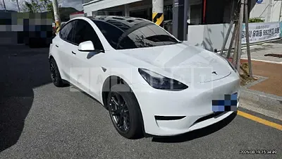 Photo 1 of 8: 2024 Tesla Model Y RWD — Korean insurance auction