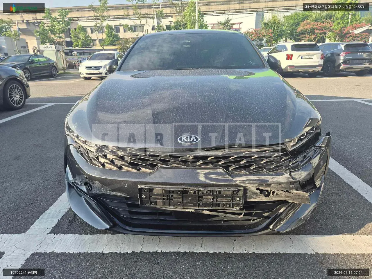 Photo 2 of 17: 2020 Kia K5 1.6 Turbo (3rd Generation), VIN KNAG3412BLA075293 — Korean insurance auction
