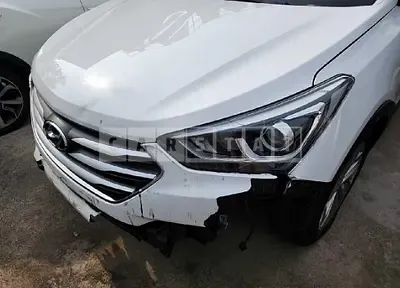 Photo 1 of 11: 2017 Hyundai Santa Fe, VIN KMHSW81UBHU717509 — Korean insurance auction