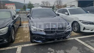 Photo 1 of 9: 2017 BMW 740Li xDrive, VIN WBA7E4102HGV21095 — Korean insurance auction