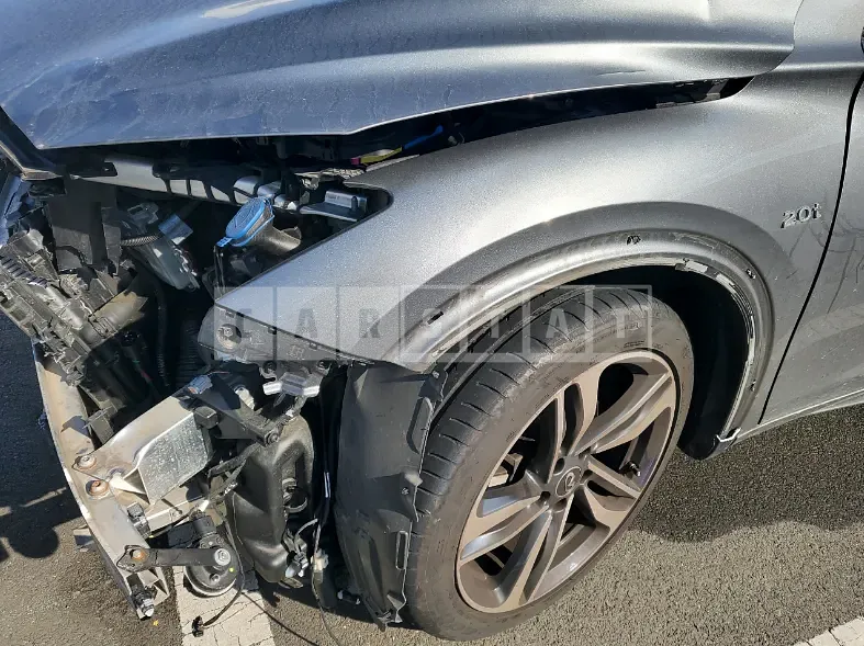 Photo 2 of 12: 2017 Infiniti Q30, VIN SJKCH53E2HA051545 — Korean insurance auction