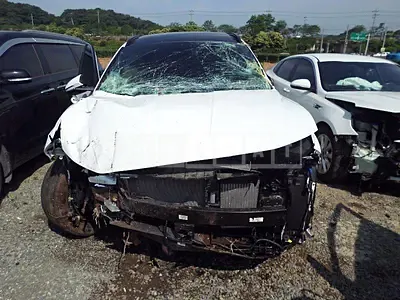 Photo 1 of 20: 2022 Hyundai Tucson, VIN KMHJE81BHNU149616 — Korean insurance auction