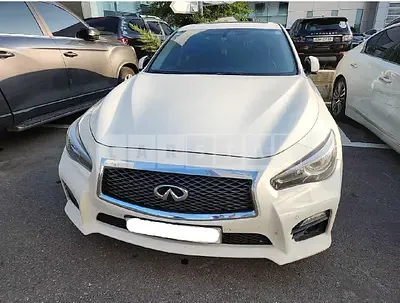 Photo 1 of 15: 2015 Infiniti Q50S Hybrid, VIN JNKAV71E4FM540251 — Korean insurance auction