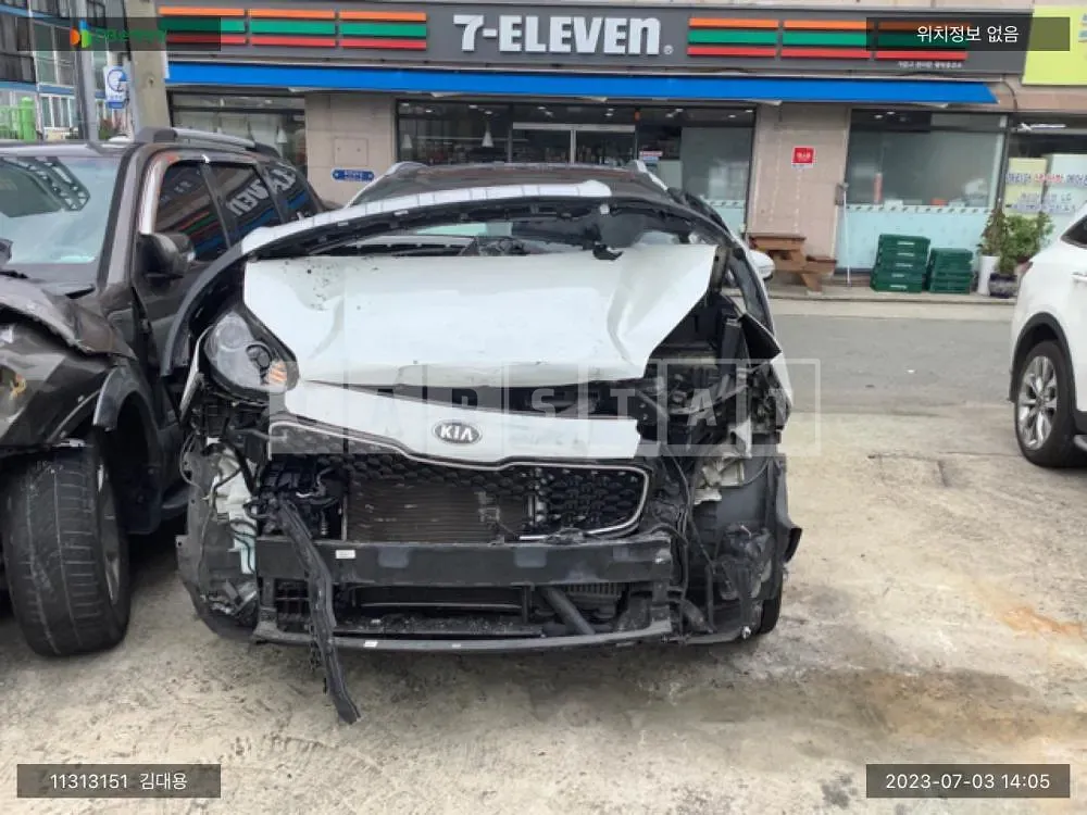 Photo 2 of 9: 2015 Kia Sportage, VIN KNAP6815GGK014107 — Korean insurance auction