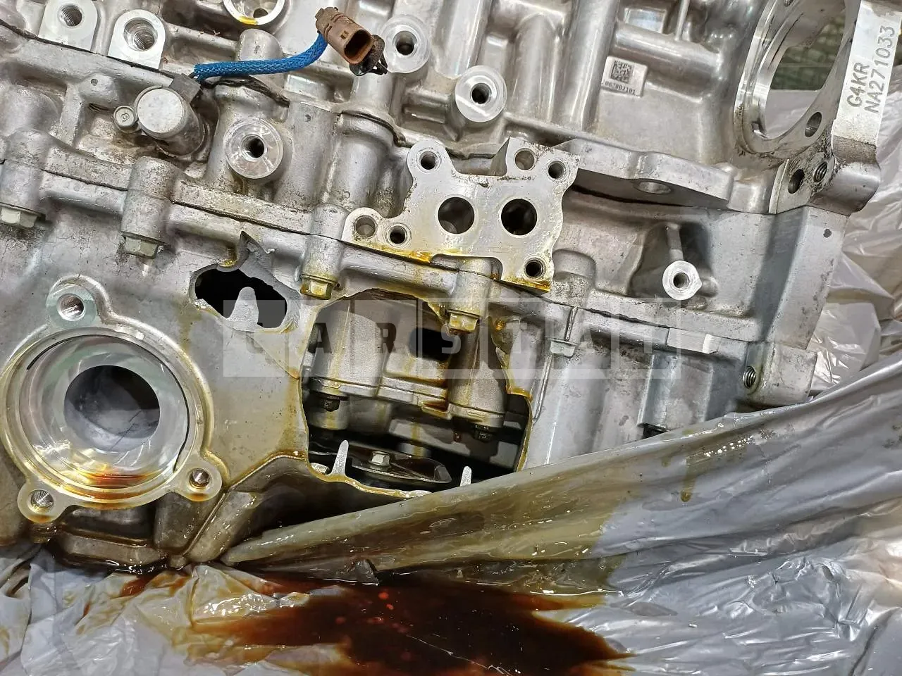 Photo 2 of 3: 2022 Genesis Engine GV70 Engine, VIN KMTMA81BDPU087246 — Korean insurance auction