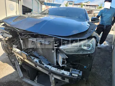 Photo 1 of 10: 2018 Genesis G70, VIN KMTG341ABJU007050 — Korean insurance auction