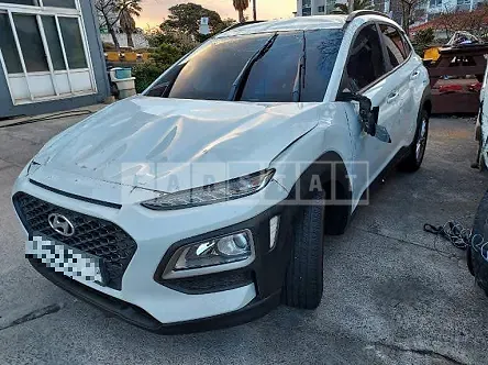 Photo 2 of 28: 2018 Hyundai Kona, VIN KMHK4815GJU010259 — Korean insurance auction