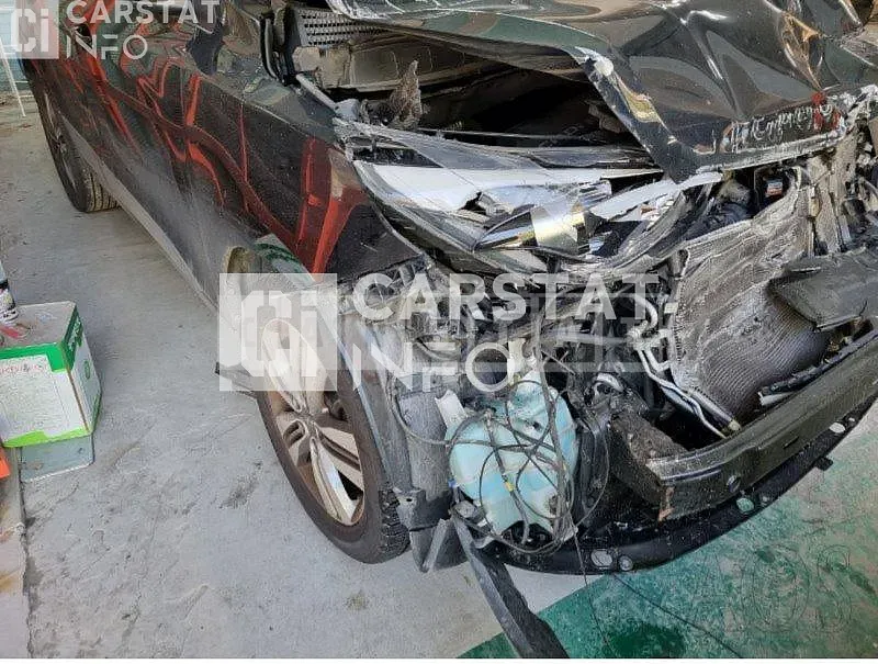 Photo 2 of 10: 2015 Hyundai Tucson, VIN KMHJT81VBFU049883 — Korean insurance auction