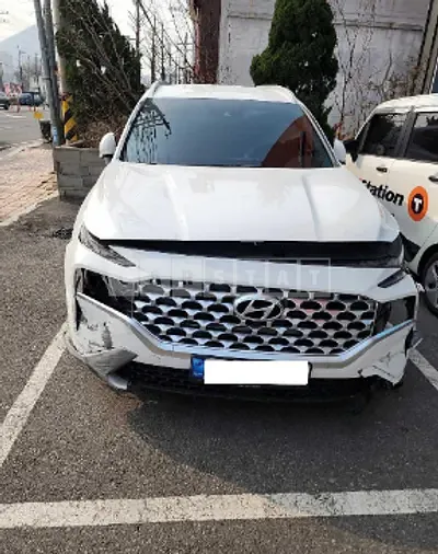 Photo 1 of 20: 2021 Hyundai Santa Fe, VIN KMHS381LGMU397907 — Korean insurance auction