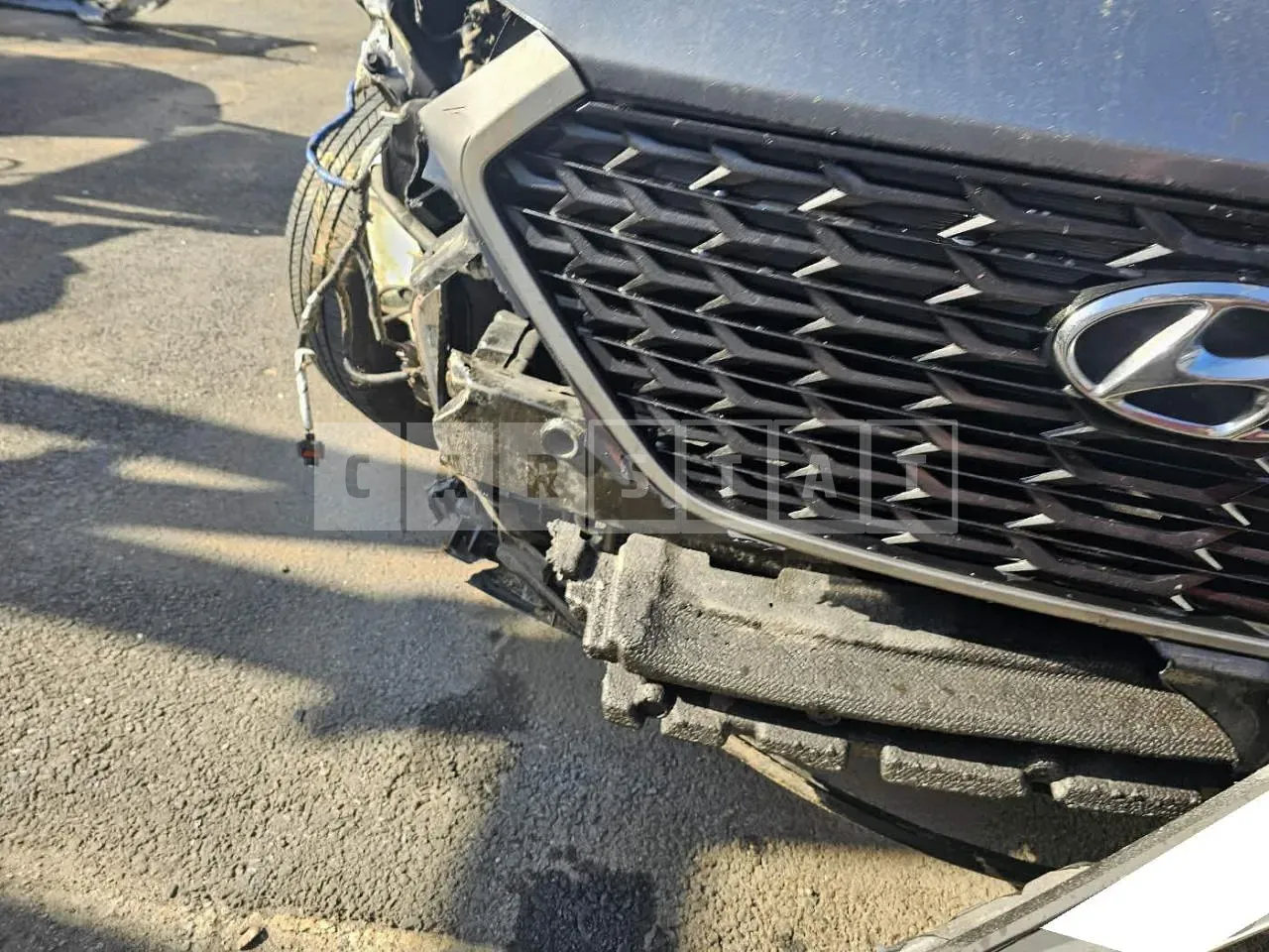 Photo 2 of 10: 2017 Hyundai Tucson, VIN KMHJ3815GJU554640 — Korean insurance auction