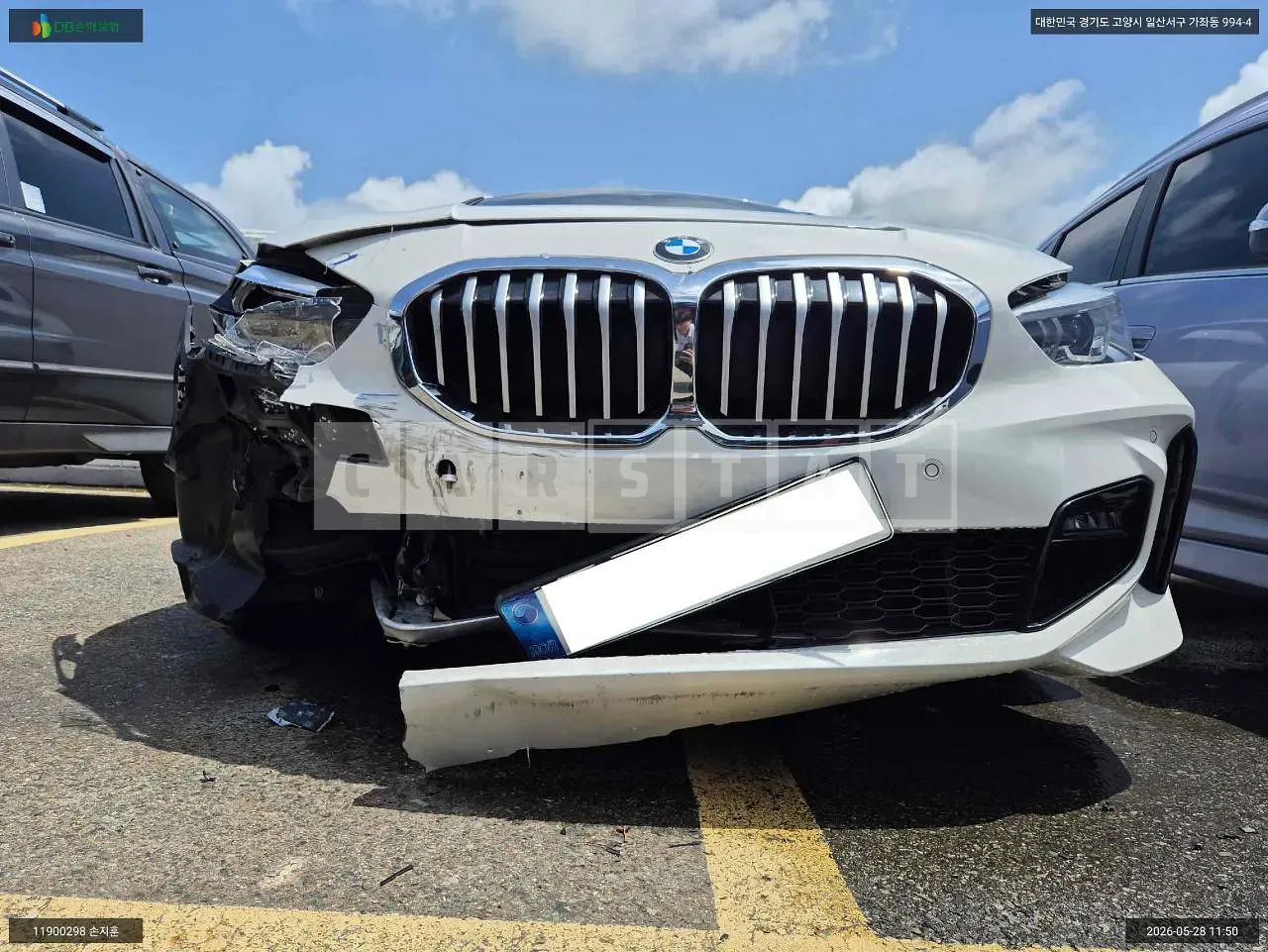Photo 2 of 16: 2022 BMW 120i, VIN WBA7L7104P7L58195 — Korean insurance auction