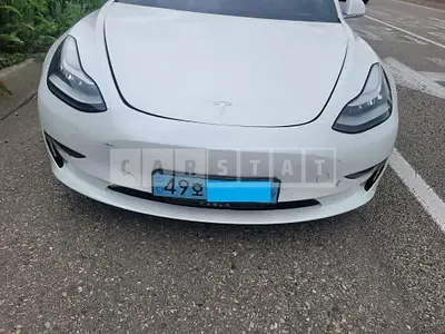 Photo 1 of 9: 2020 Tesla Model 3 Long Range, VIN 5YJ3E1EB9LF733541 — Korean insurance auction