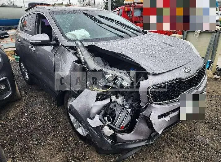 Photo 2 of 7: 2015 Kia Sportage 1.7, VIN KNAP6815GGK017351 — Korean insurance auction