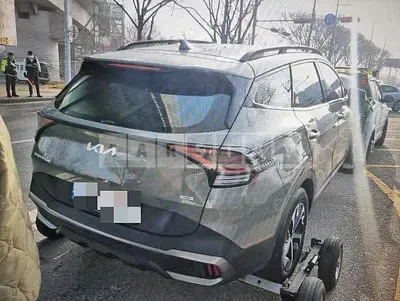 Photo 1 of 14: 2022 Kia Sportage 1.6 Hybrid, VIN KNAPX81GBPK036529 — Korean insurance auction