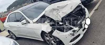 Photo 1 of 21: 2015 Mercedes-Benz E 300, VIN WDDHF5EB2AA140142 — Korean insurance auction