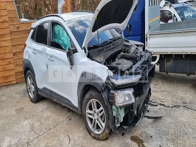 Photo 1 of 8: 2018 Hyundai Kona, VIN KMHK3816GJU001046 — Korean insurance auction