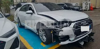 Photo 1 of 9: 2022 Audi A6 45 TFSI, VIN WAUZZZF27NN041890 — Korean insurance auction