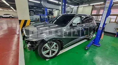 Photo 1 of 45: 2022 Genesis Modern GV80, VIN KMTHB81DBNU117758 — Korean insurance auction