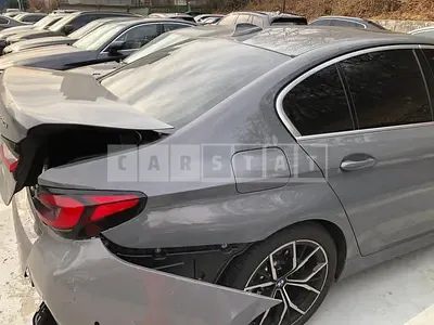 Photo 1 of 28: 2022 BMW 530i, VIN WBA71BH05NCK18692 — Korean insurance auction